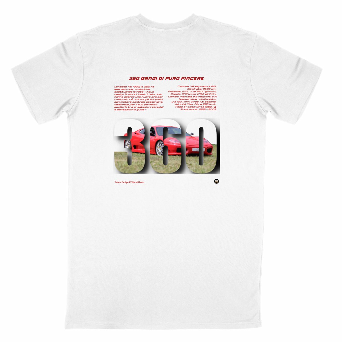 T-shirt Unisexe Classique - Ferrari 360 Modena - Image
