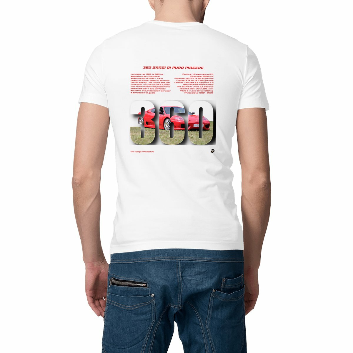 T-shirt Unisexe Classique - Ferrari 360 Modena