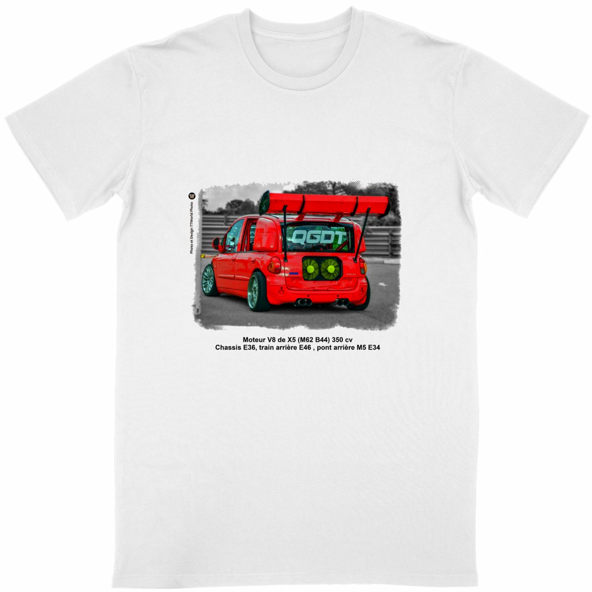 T-shirt Unisexe Classique - Fiat Multipla Multidrift - Image