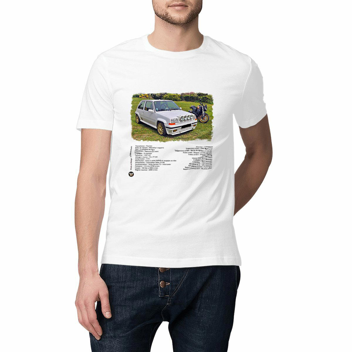 T-shirt Unisexe Classique - Renault 5 GT Turbo