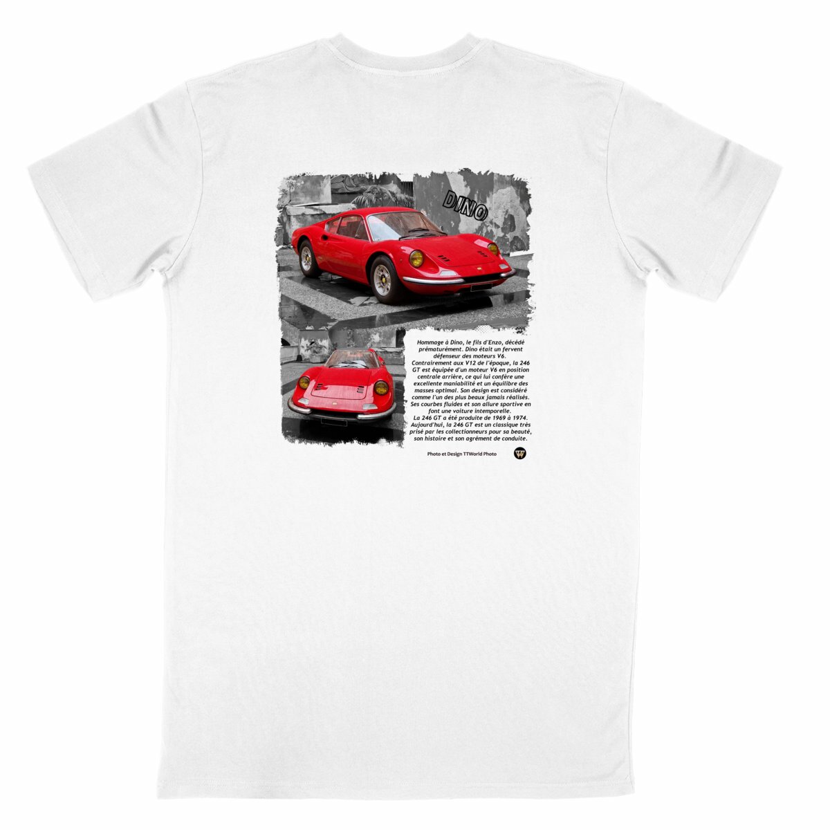 T-shirt Unisexe Classique - Ferrari Dino - Image
