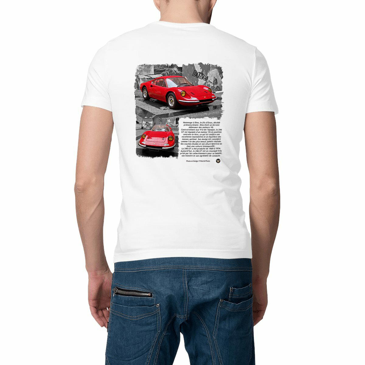 T-shirt Unisexe Classique - Ferrari Dino