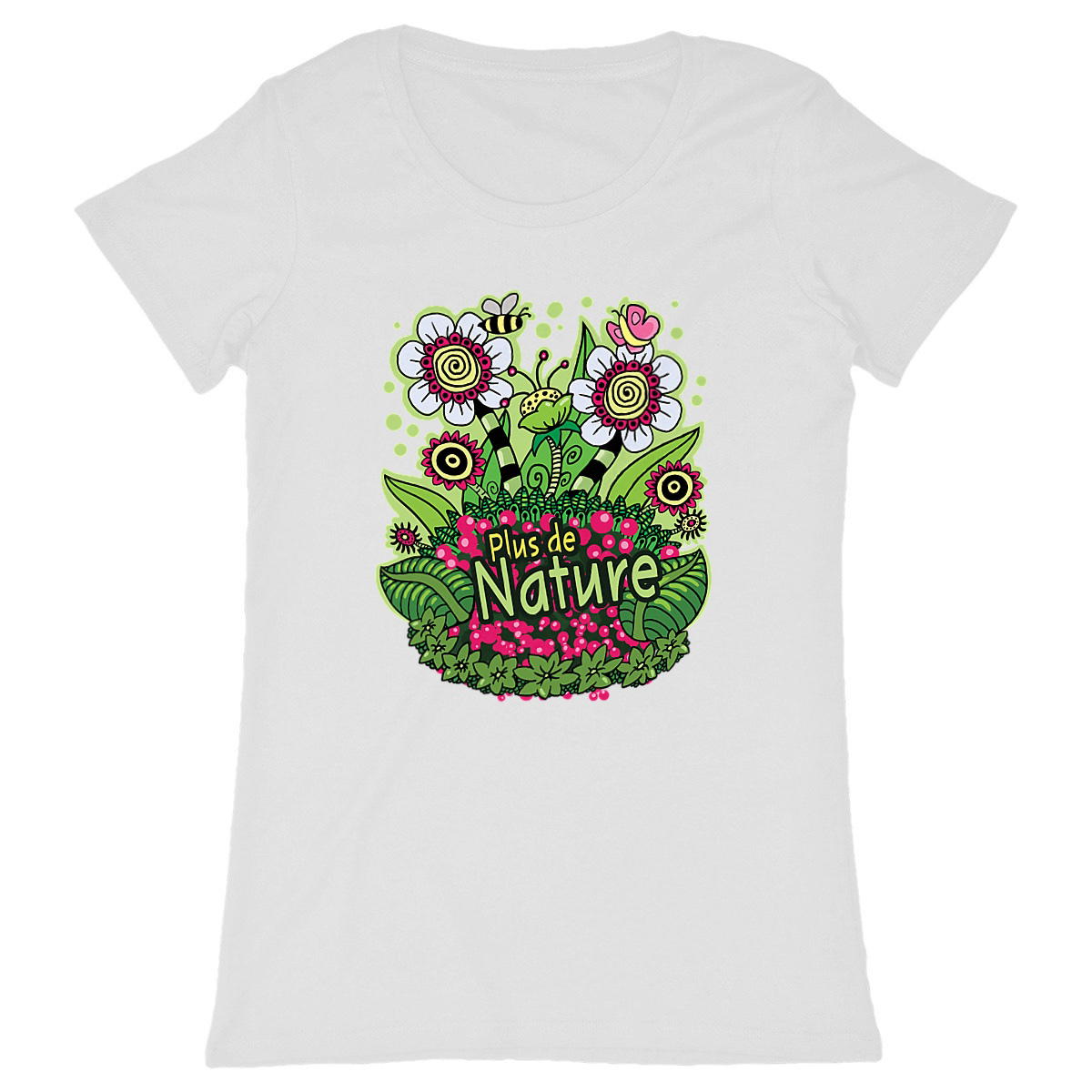 Image back "Plus de Nature" T-shirt Femme - Change