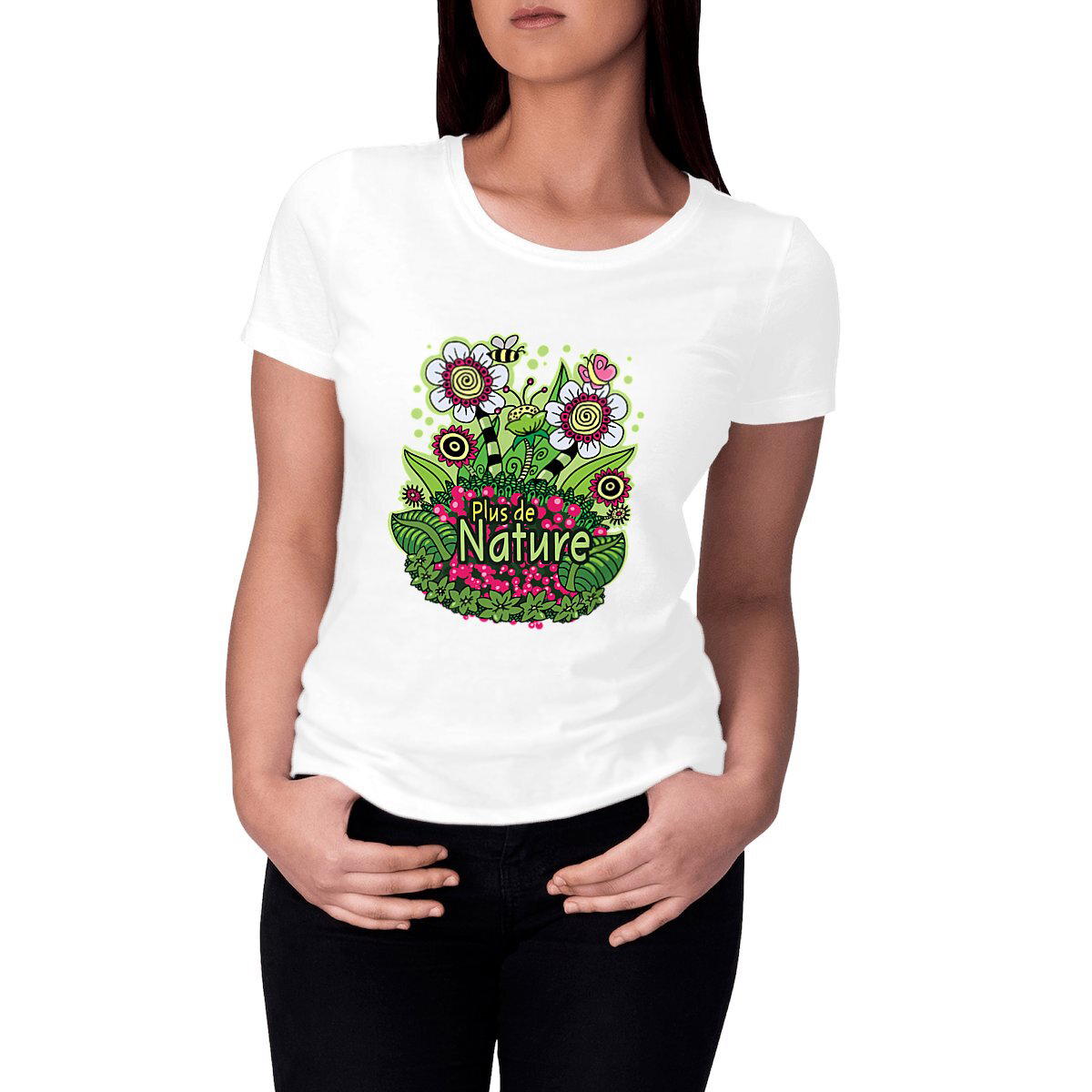 Image front "Plus de Nature" T-shirt Femme - Change