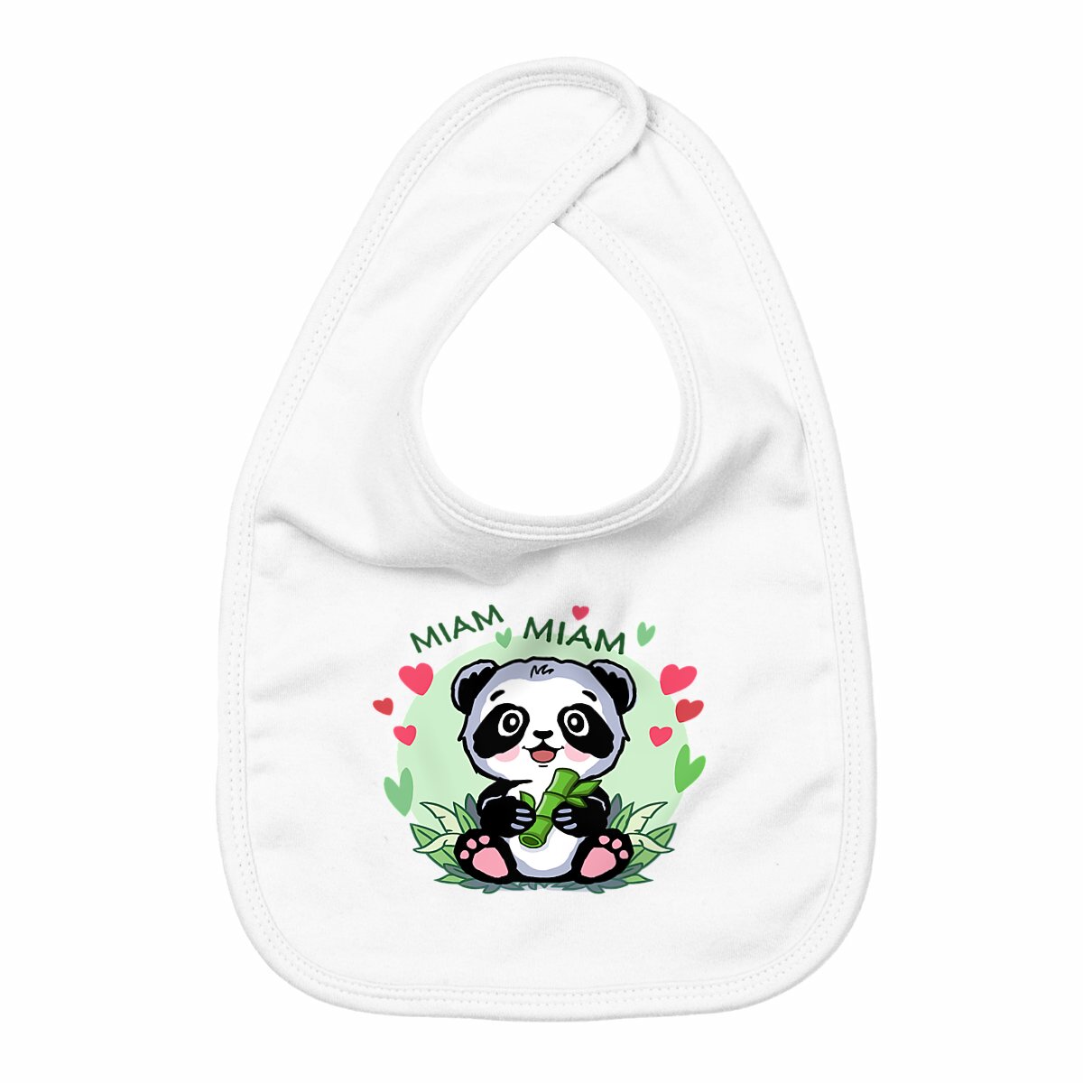Image back Bavoir Panda kawaii - Premium +