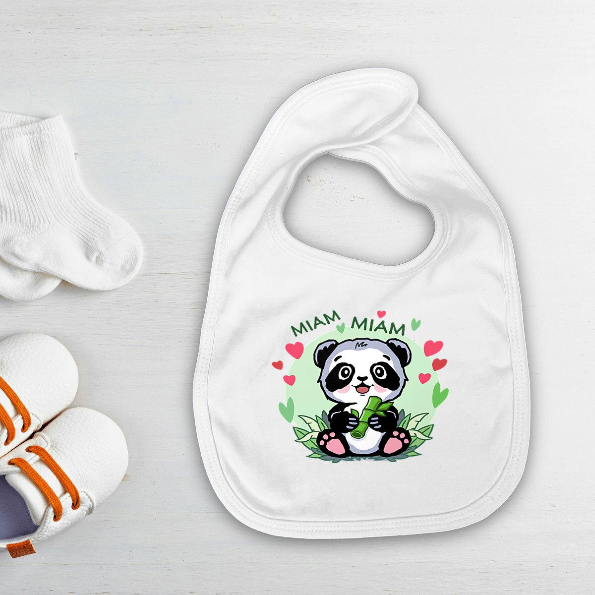 Image front Bavoir Panda kawaii - Premium +