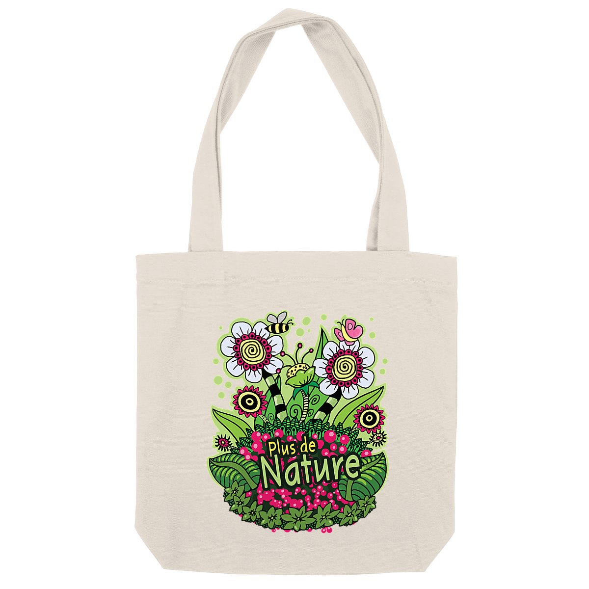 Image front "Plus de Nature" Totebag épais - Premium +