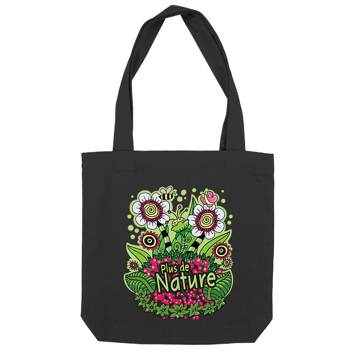 Image back "Plus de Nature" Totebag épais - Premium +