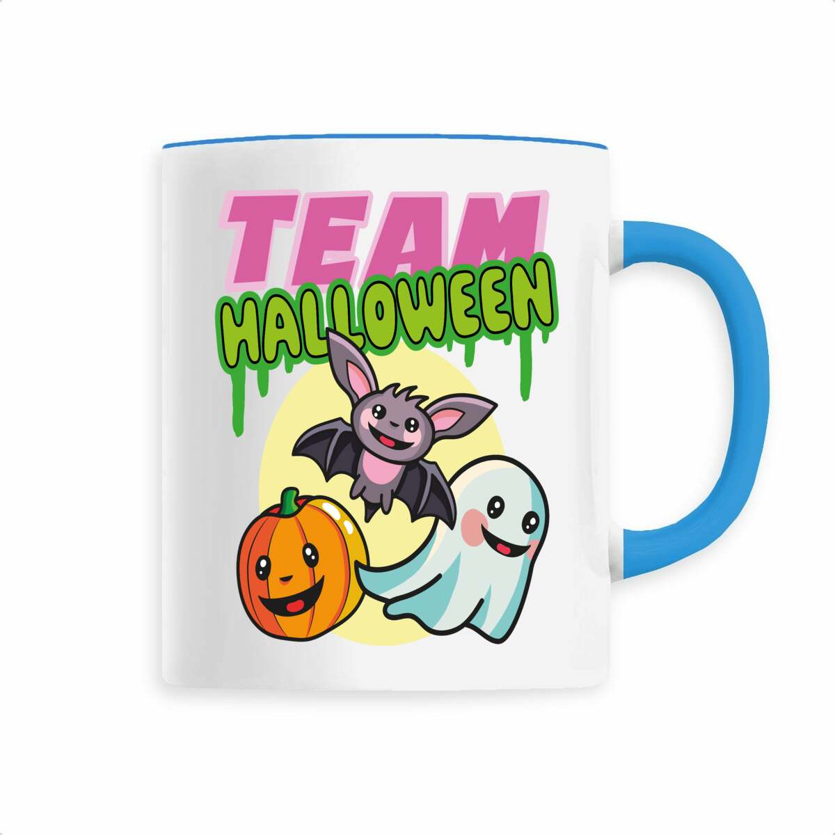 Image back Mug céramique "Team Halloween" - Premium