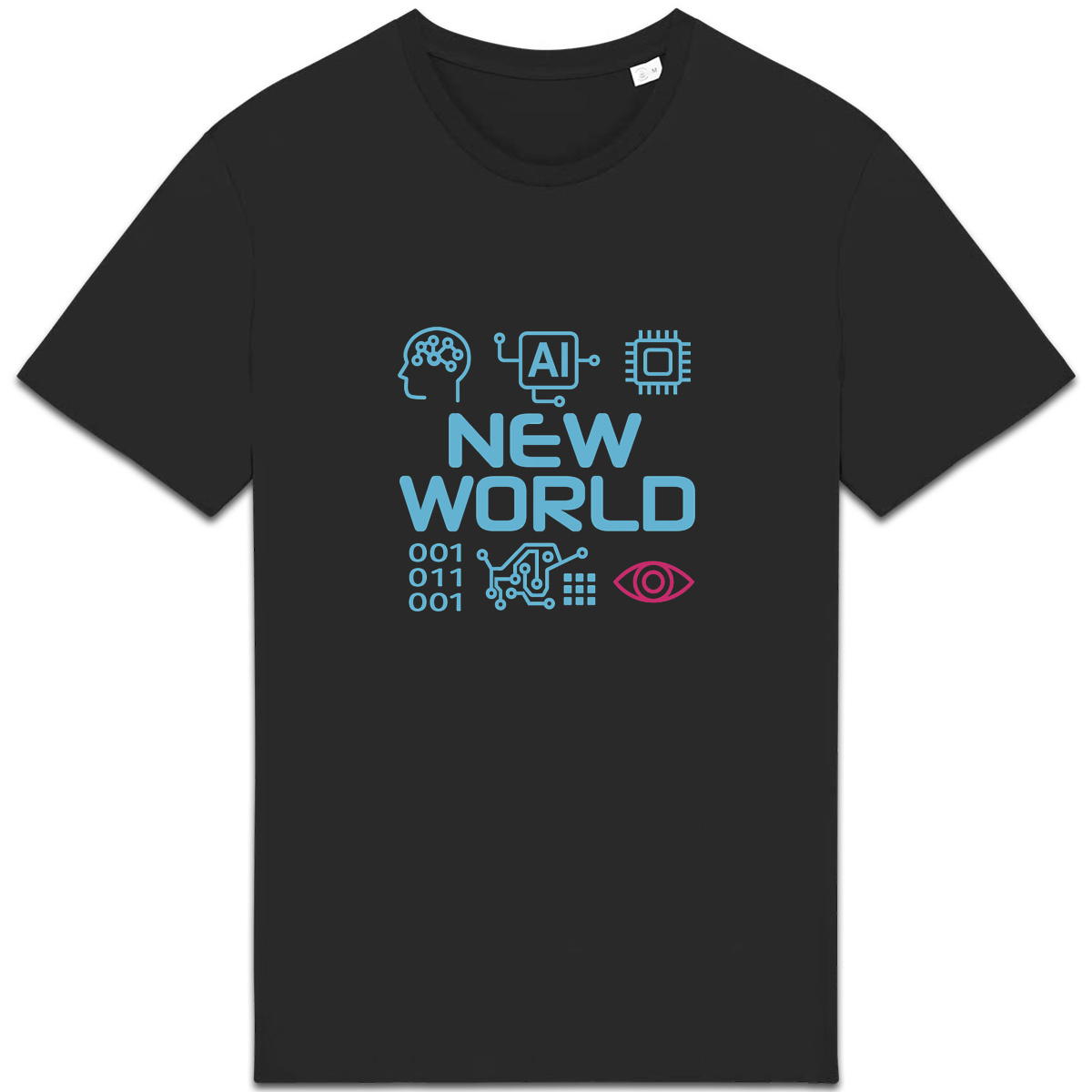 Image back T-shirt Unisexe épais New World Cyber