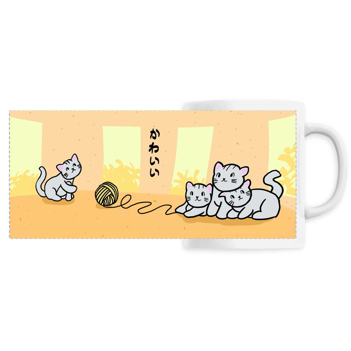 Image front Petits chats - Mug céramique