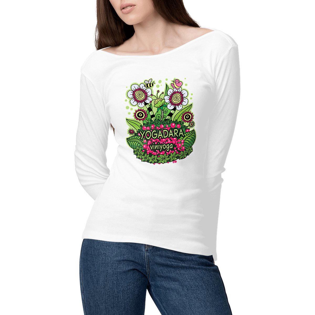 Image front Yogadara T-shirt - Femme manches longues - Premium