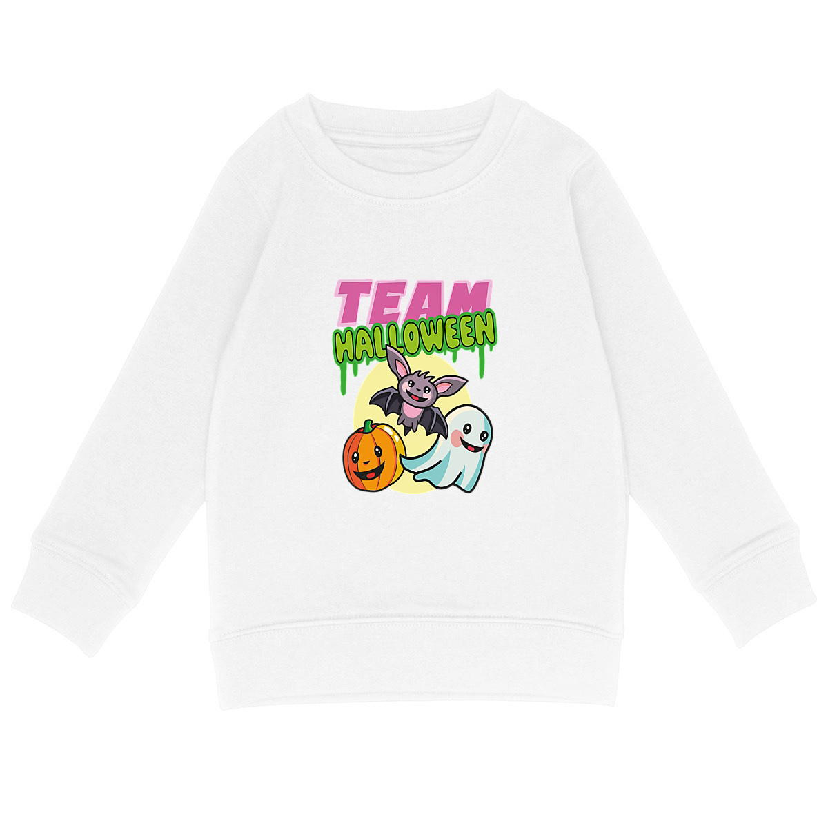 Image front Sweat-shirt Enfant "Team Halloween" - Premium