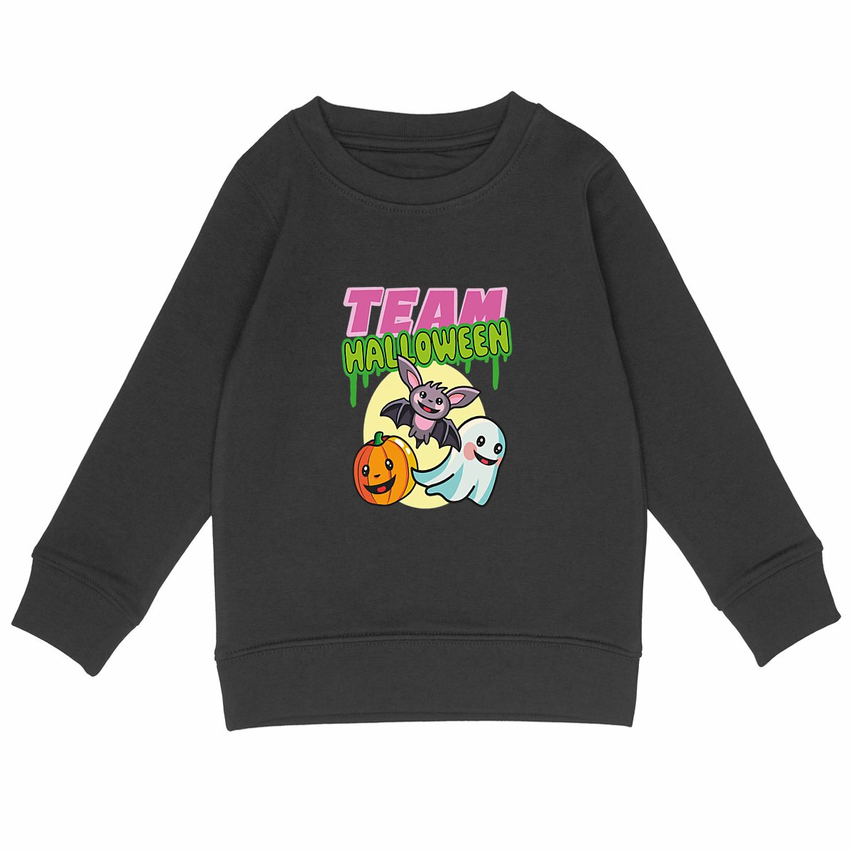 Image back Sweat-shirt Enfant "Team Halloween" - Premium