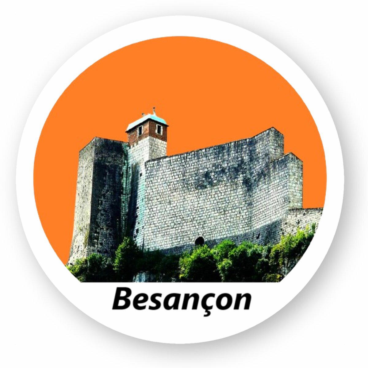 CITADELLE Autocollant rond