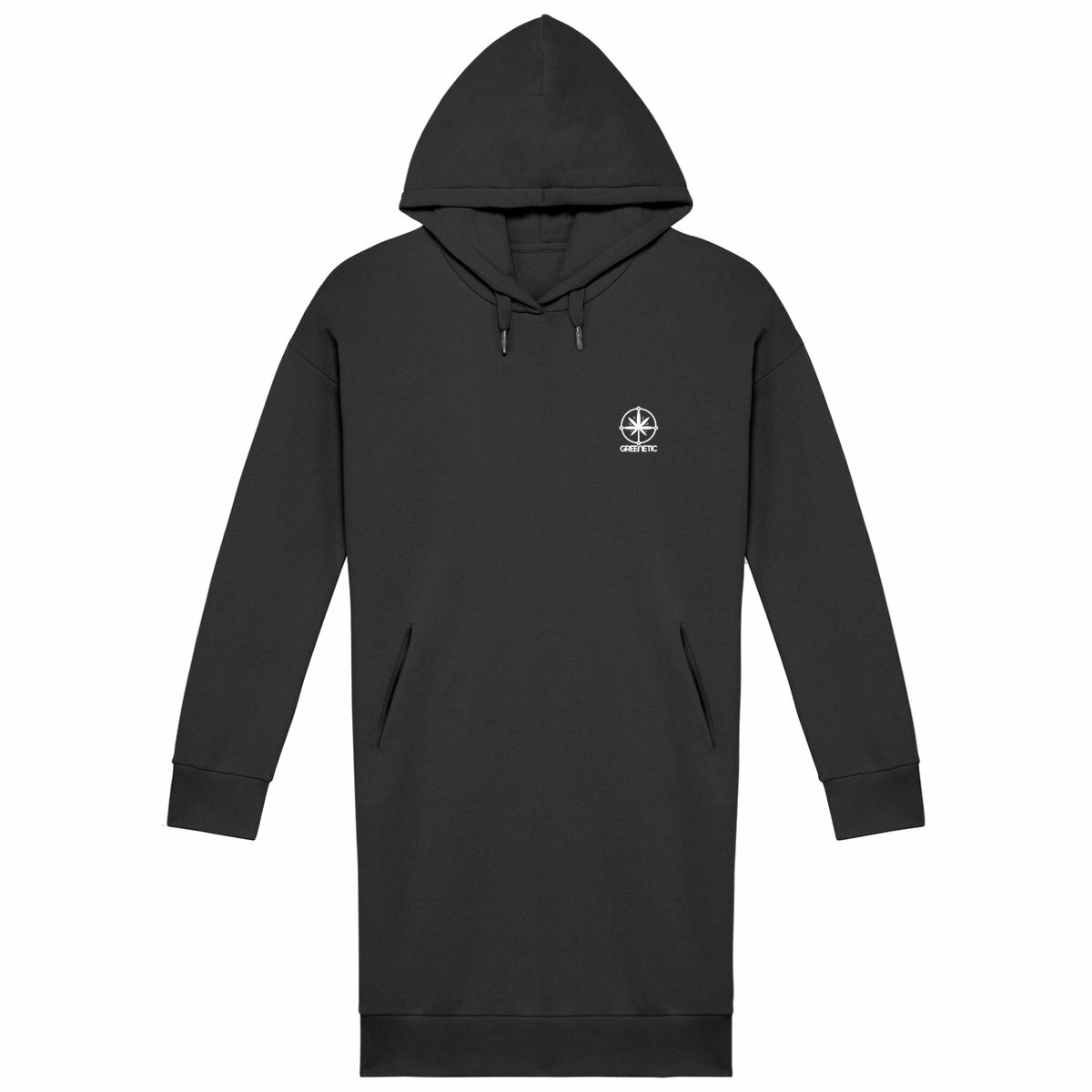 Image back GreenEtic hoodie dress