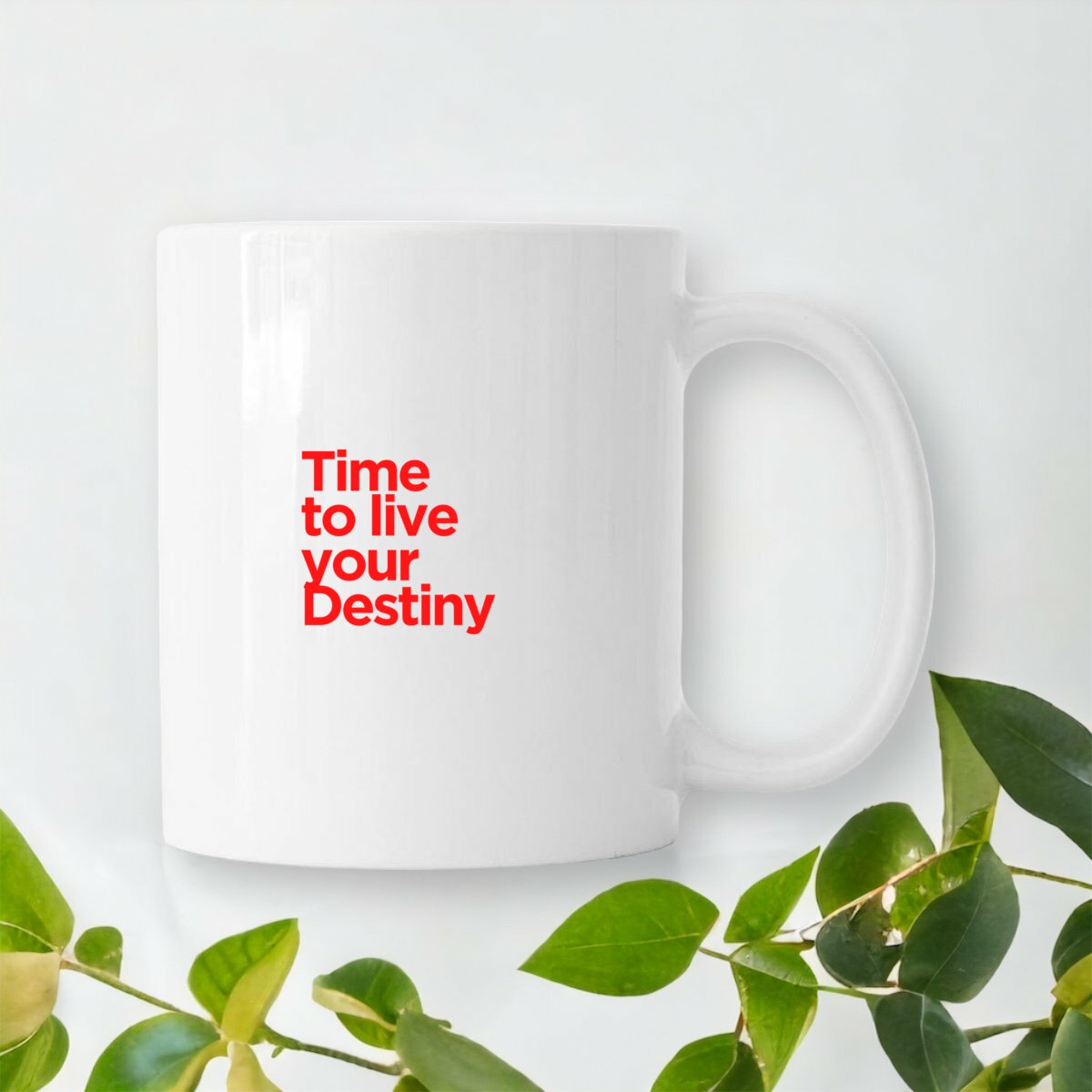 Ceramic Mug - Live Your Destiny Message 
