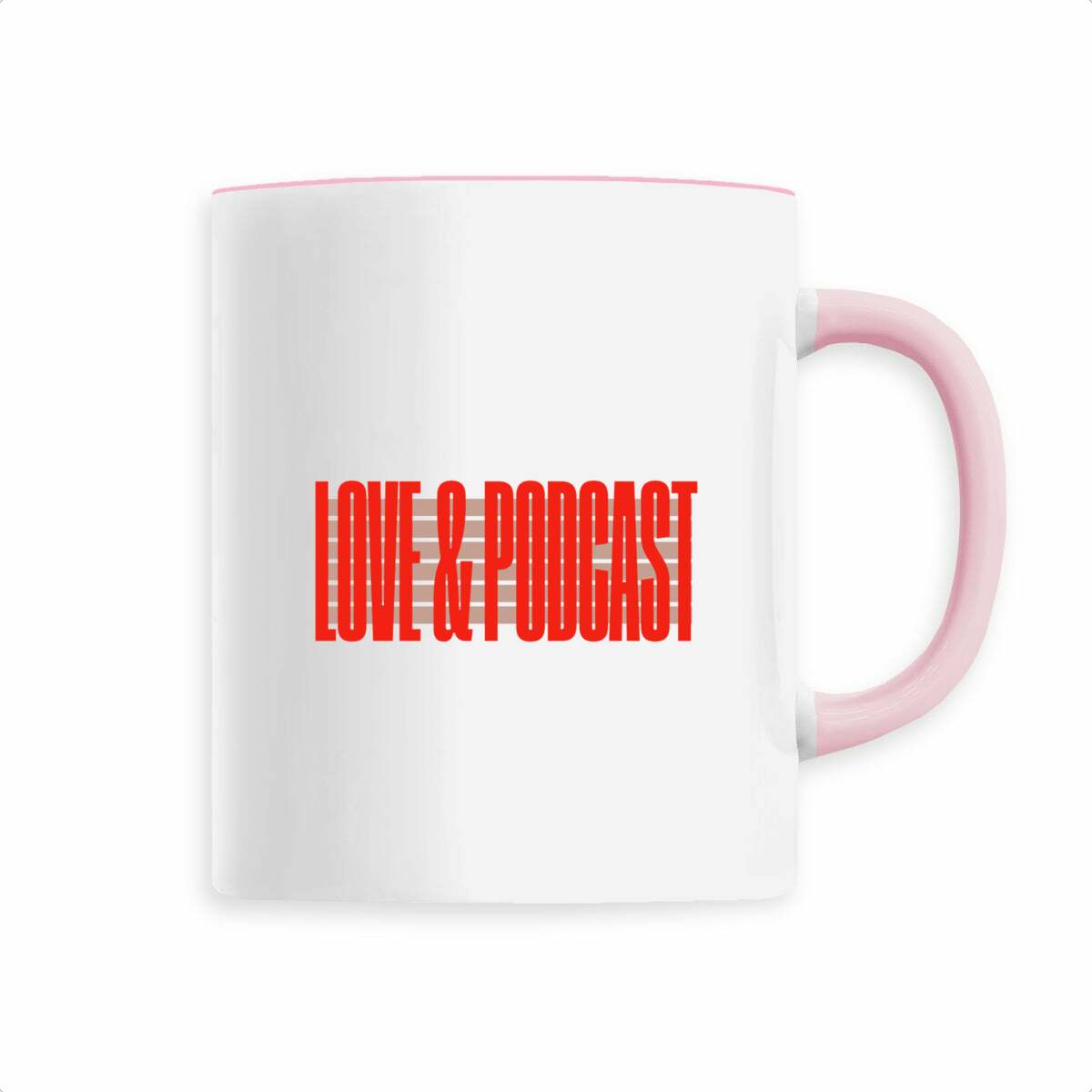 Love & Podcast ceramic mug - Image