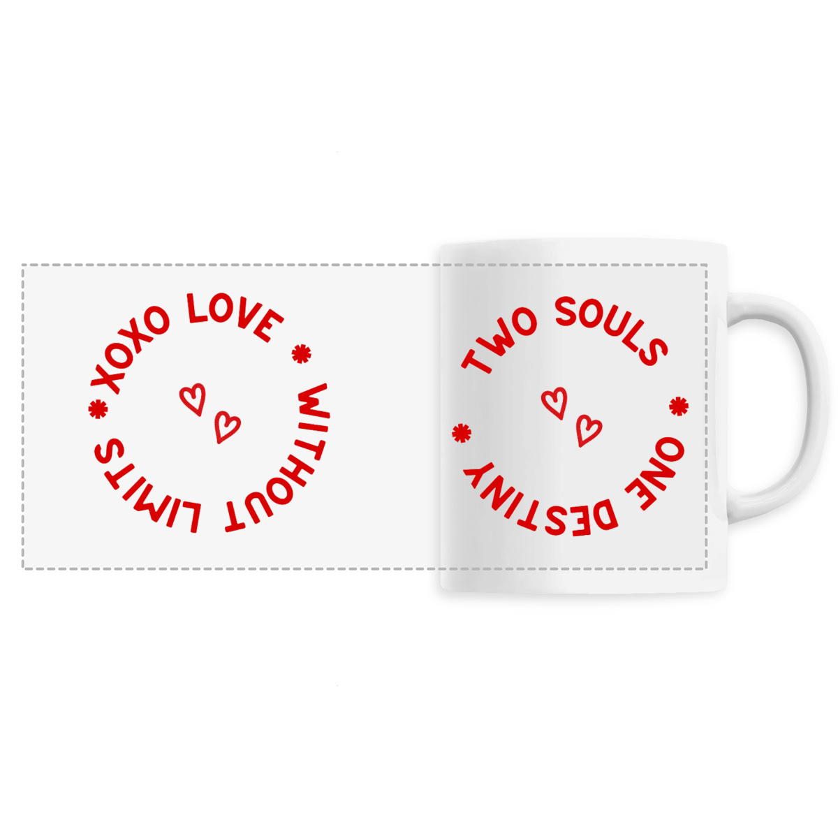 Ceramic Mug – Two Souls Panoramique | Love Collection 