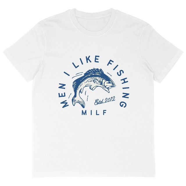 Image back Men I Like Fishing Oversized  Fit