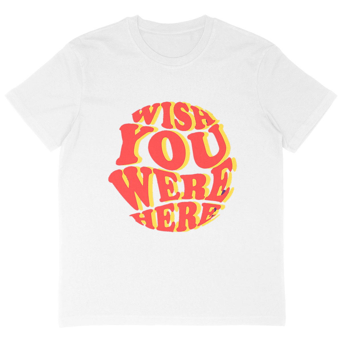 Image back Wish You Were Here T-shirt Oversized Fit Fit