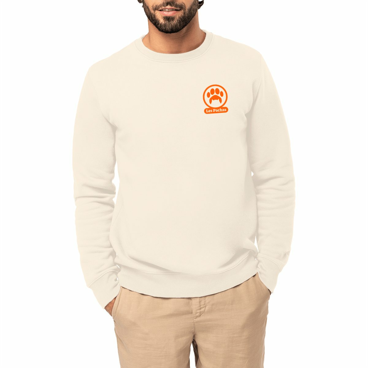 Sweatshirt épais unisexe - Classique (logo orange)