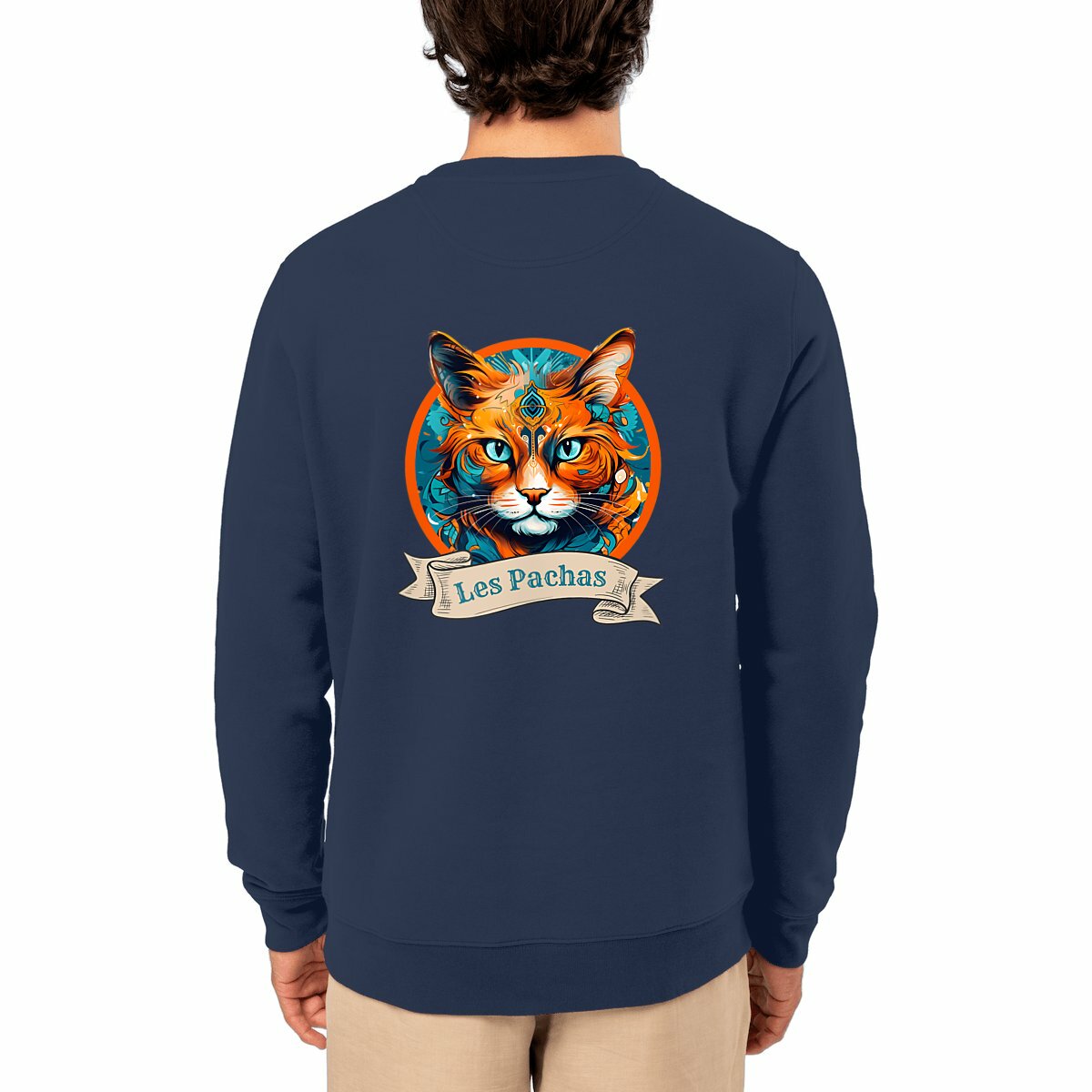 Sweatshirt épais unisexe - Édition "Week-end Tattoos" (logo blanc)