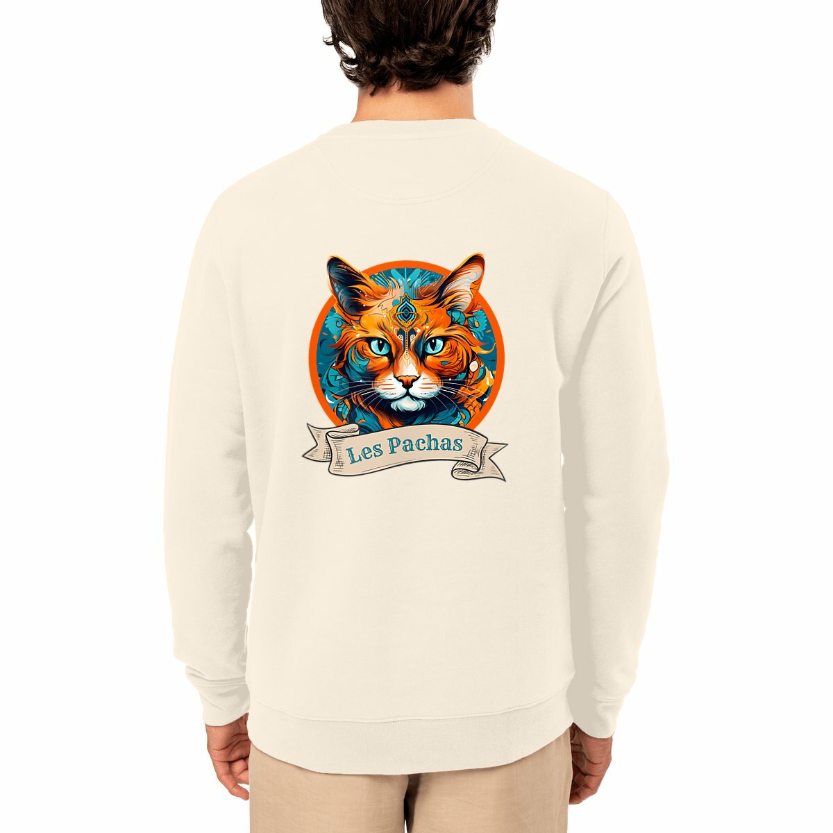 Sweatshirt épais unisexe - Édition "Week-end Tattoos" (logo orange)