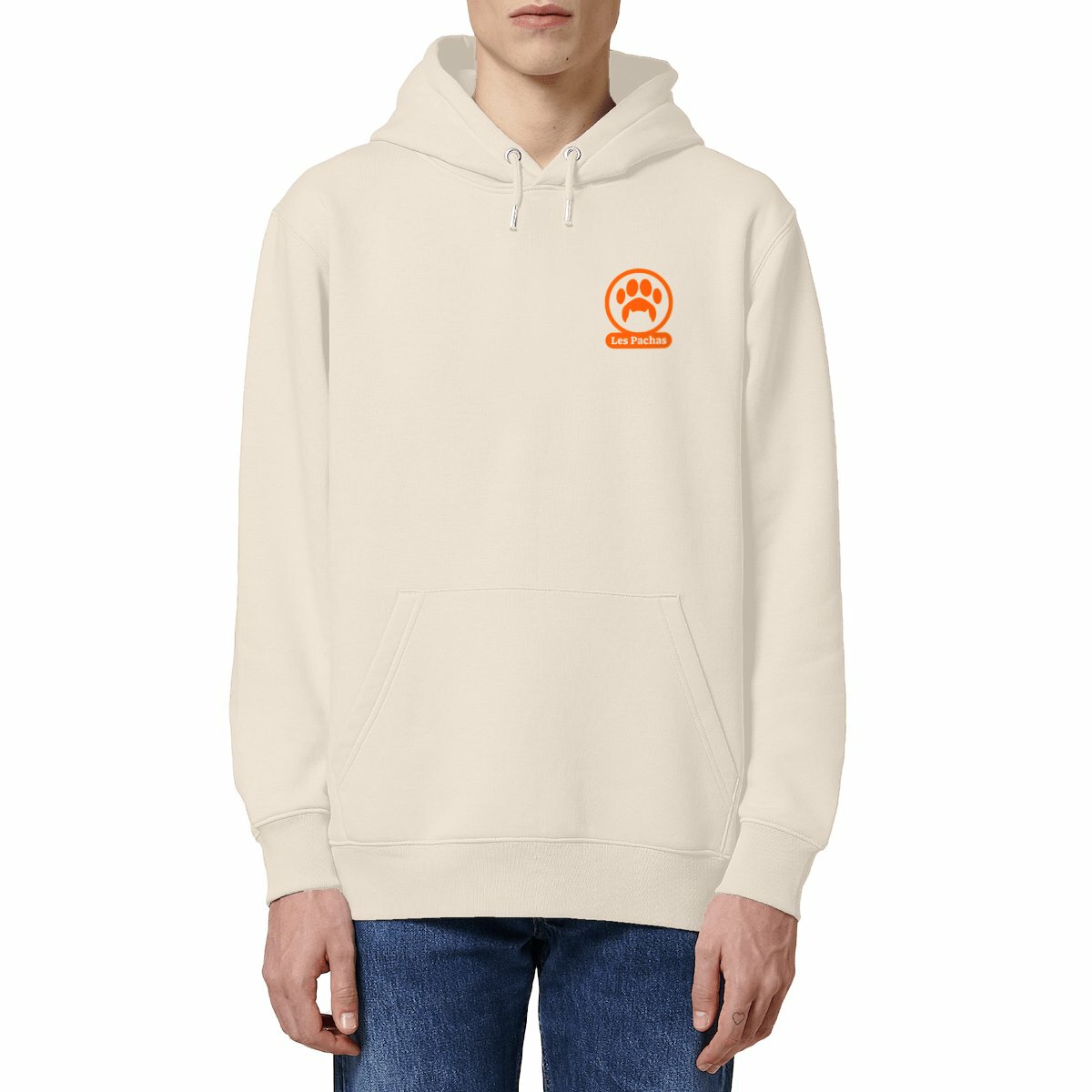 Hoodie épais unisexe (logo orange)