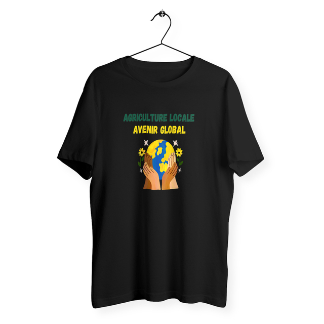 Agriculture locale, avenir global – T-shirt Bioéthique – Mode durable pour la planète - Image