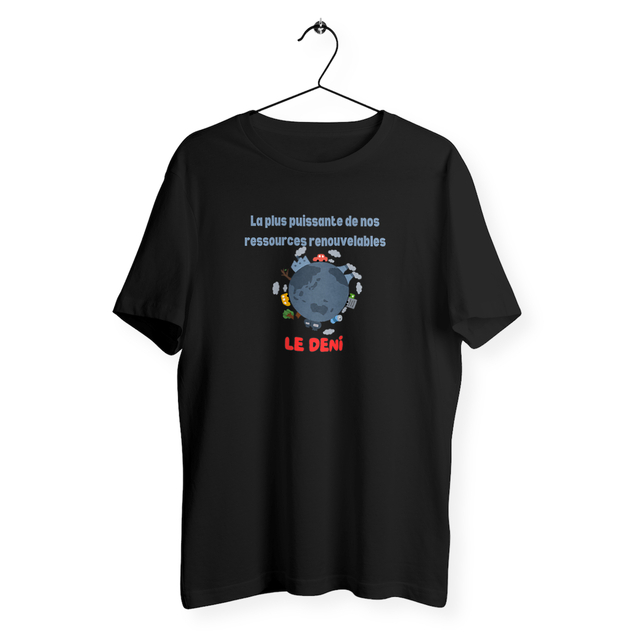 La plus puissante de nos ressources renouvelables : le déniT-shirt Bioéthique – Mode engagée et provocatrice - Image