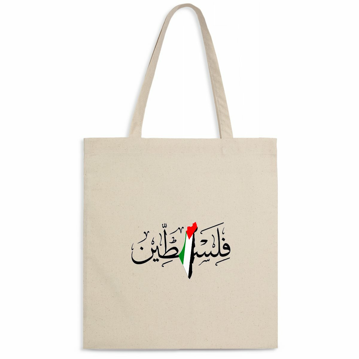 Falasteen Map&Flag Light Tote Bag - Image