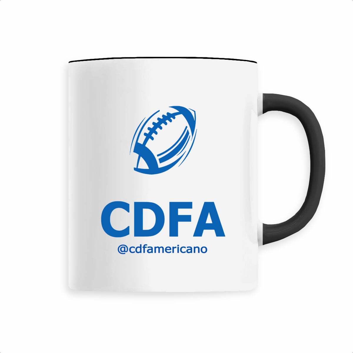 CDFA TAZA BLANCA LETRAS AZULES - Image