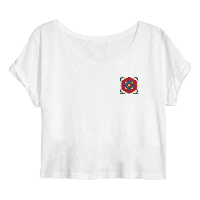 Image front "Flashy" Crop Top Femme