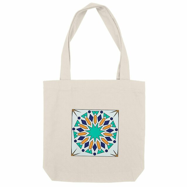 Image front "Sevilla" Tote Bag Noir ou Naturel Épais en Coton Recyclé 