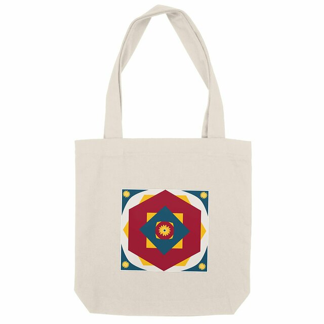 Image front "Flashy" Tote Bag Noir ou Naturel Épais en Coton Recyclé 
