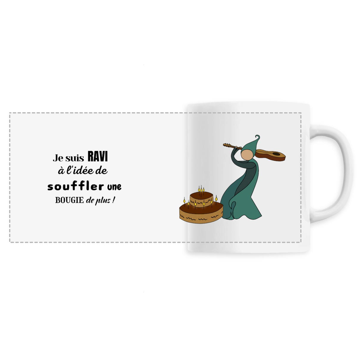 Image front Ze Birthday Mug - Homme