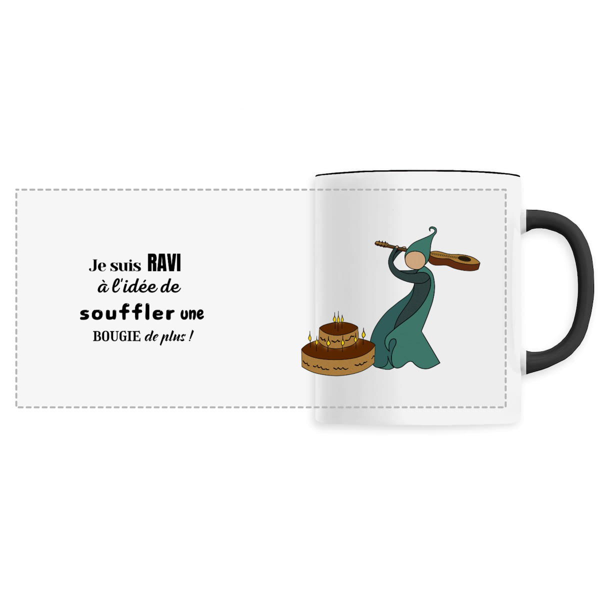 Image back Ze Birthday Mug - Homme