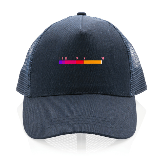 Image back Casquette Trucker 100% recyclée - Patience