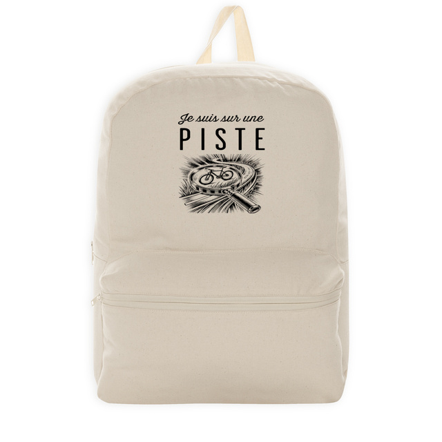 Image back Sac à dos 100 % recyclé - Je suis sur une piste