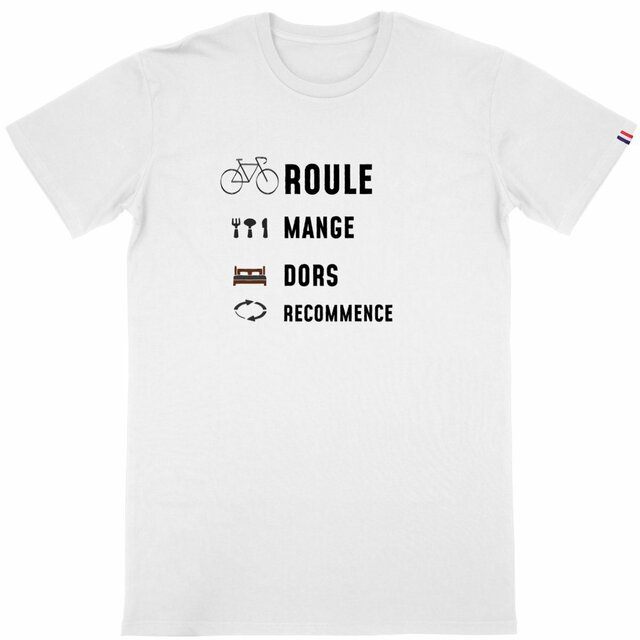 Image back T-Shirt - Fou du vélo