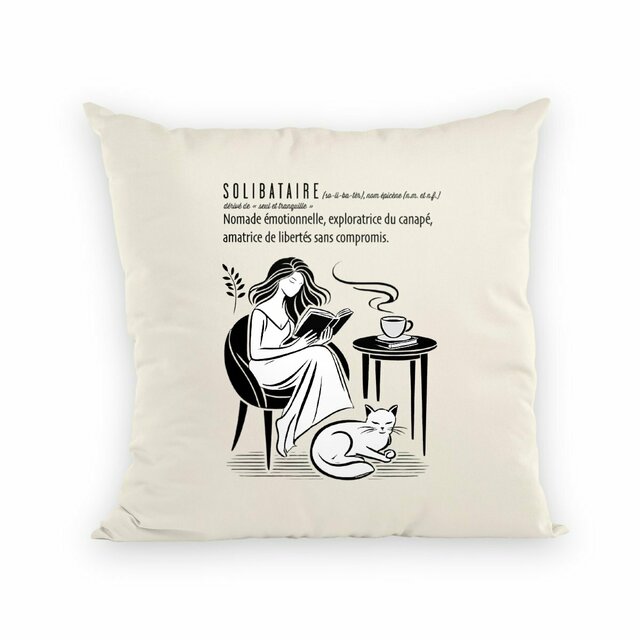 Image back Coussin pour canapé de Solibataire - femme