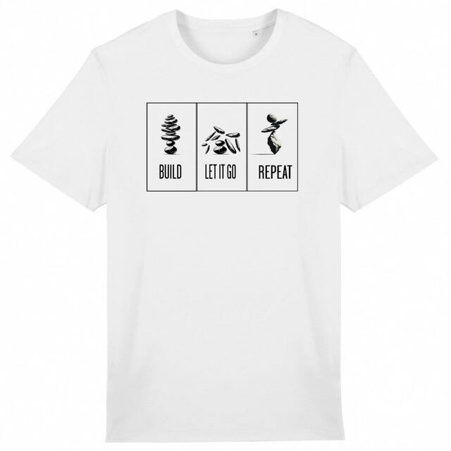 Image back T-shirt unisexe léger - Stone Balance
