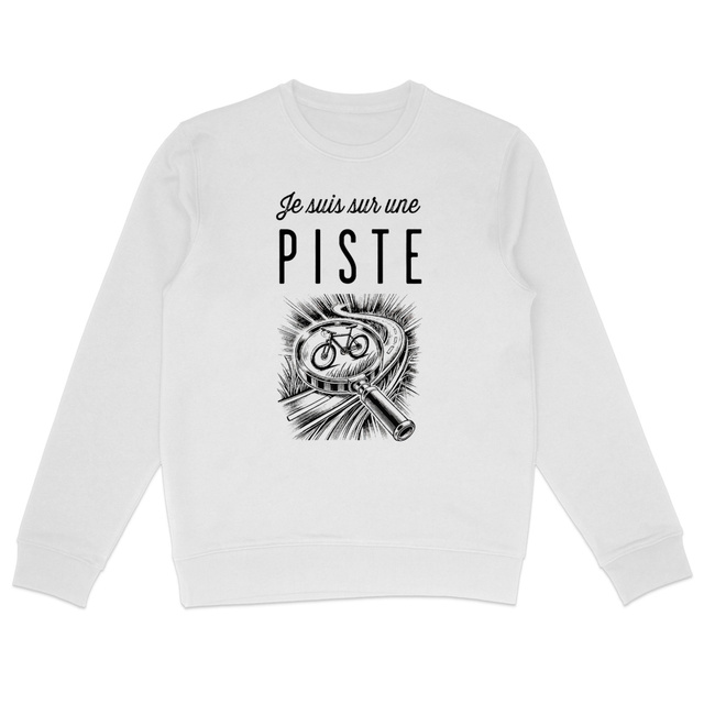 Image back Sweat-shirt Léger Unisexe - Je suis sur une piste