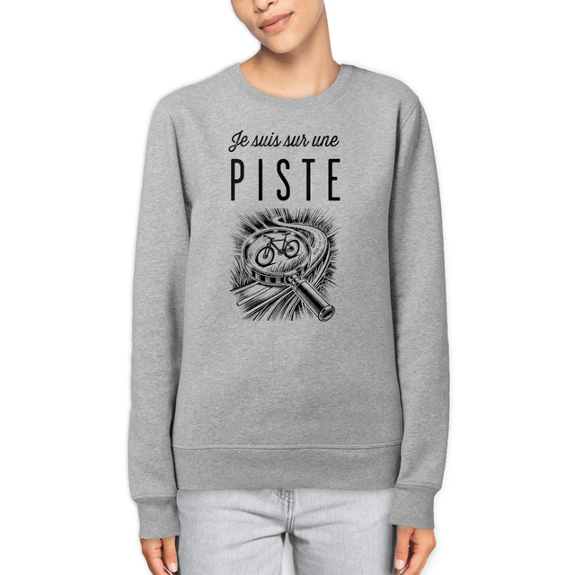 Image front Sweat-shirt Léger Unisexe - Je suis sur une piste