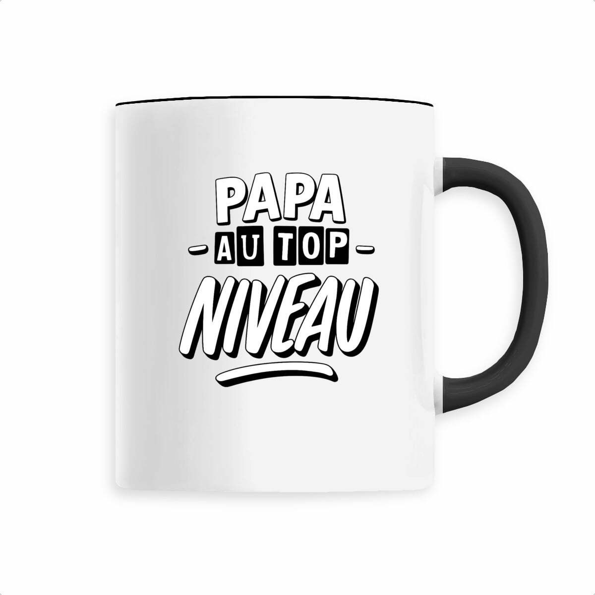 Mug : "Papa au top niveau"