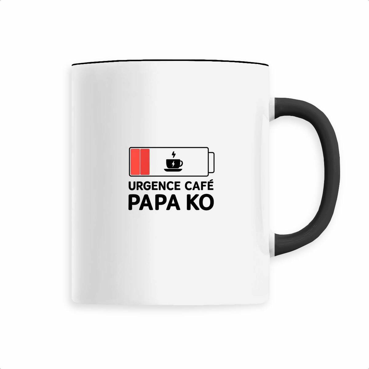 Mug : "Urgence Café Papa ko"