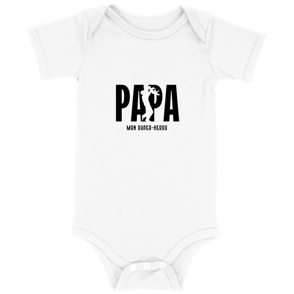 Body Bébé : "Papa mon super-héros" - version 1