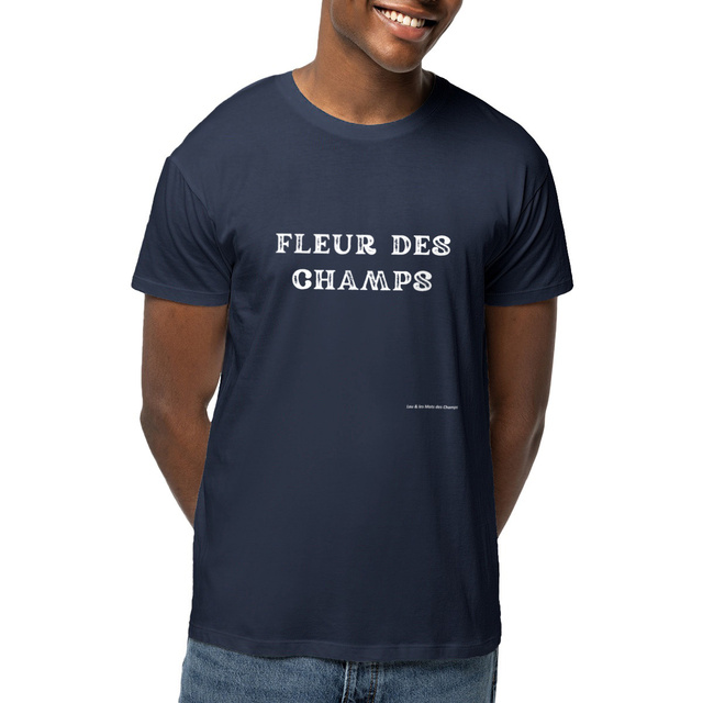 Image front T-shirt Unisexe léger fleur des champs