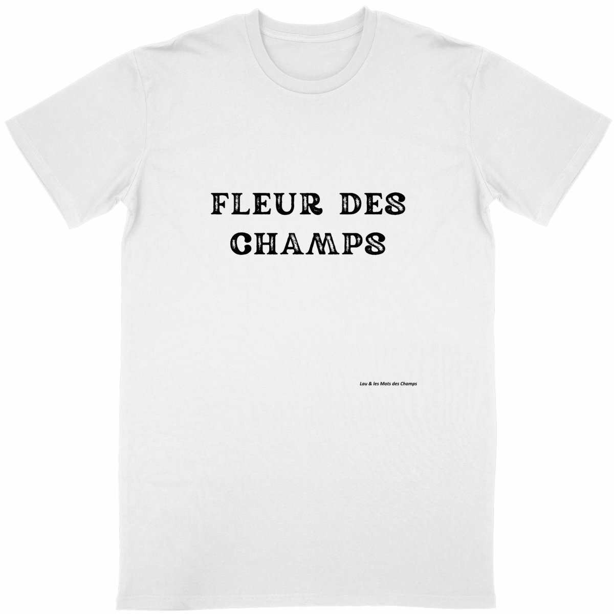 Image back T-shirt Unisexe Classique fleur des champs
